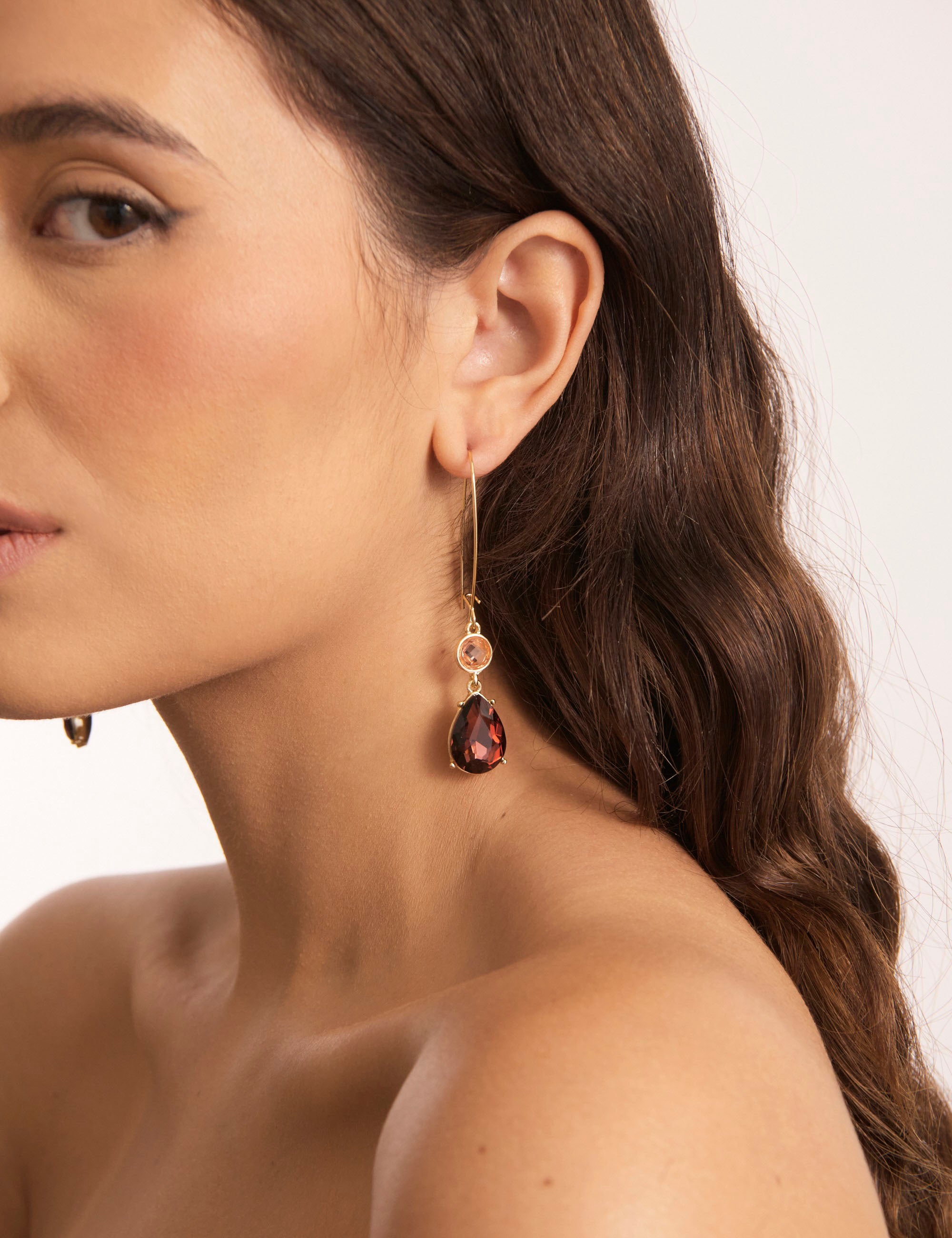 Line hot sale drop earrings